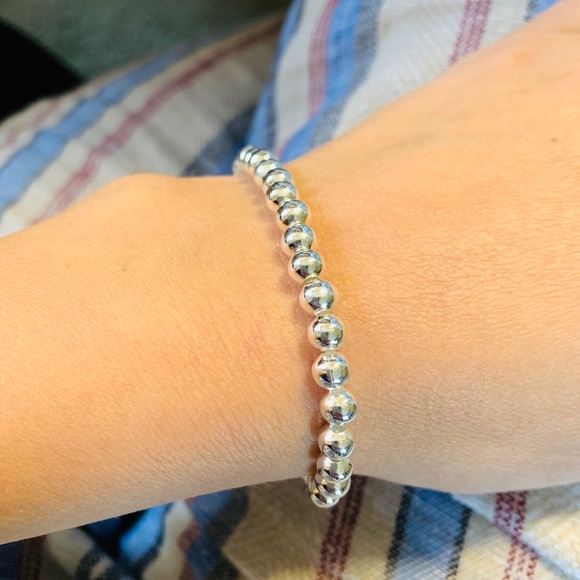 🌸Host Pick🌸 Petite S Silver 925 Beads Bracelet - Picture 2 of 3
